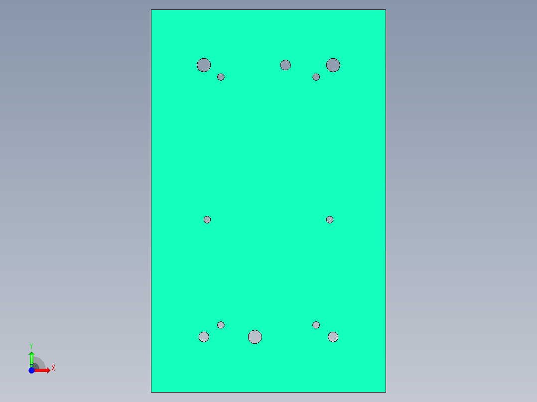 Z581C-笔记本CNC工装夹具三维模型A8GXT20150915前视图