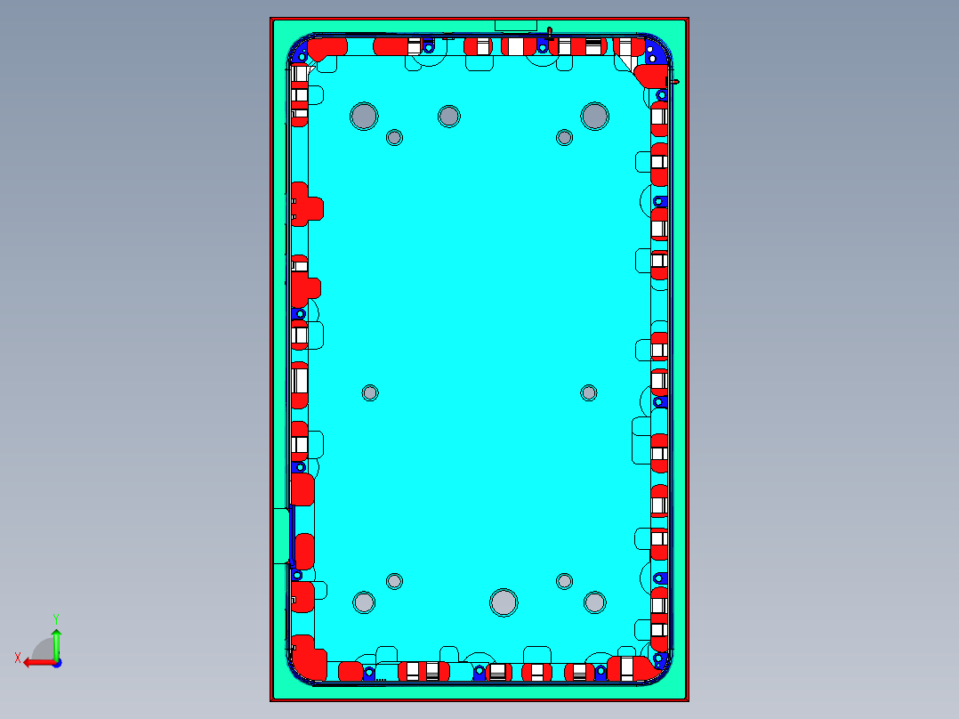 Z581C-笔记本CNC工装夹具三维模型A8GXT20150915后视图