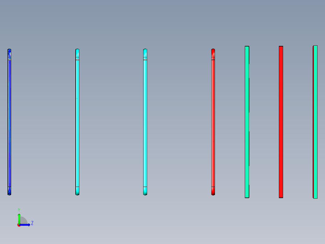 Z581C-笔记本CNC工装夹具三维模型A8GXT20150915左视图