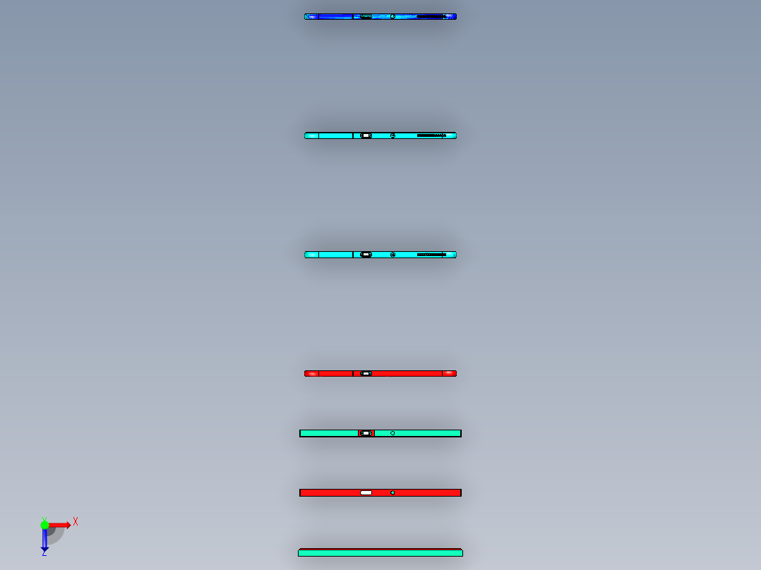Z581C-笔记本CNC工装夹具三维模型A8GXT20150915俯视图