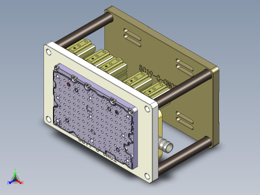 CS19-C-CNC2-180710笔记本CNC工装夹具三维模型正等轴测缩略图