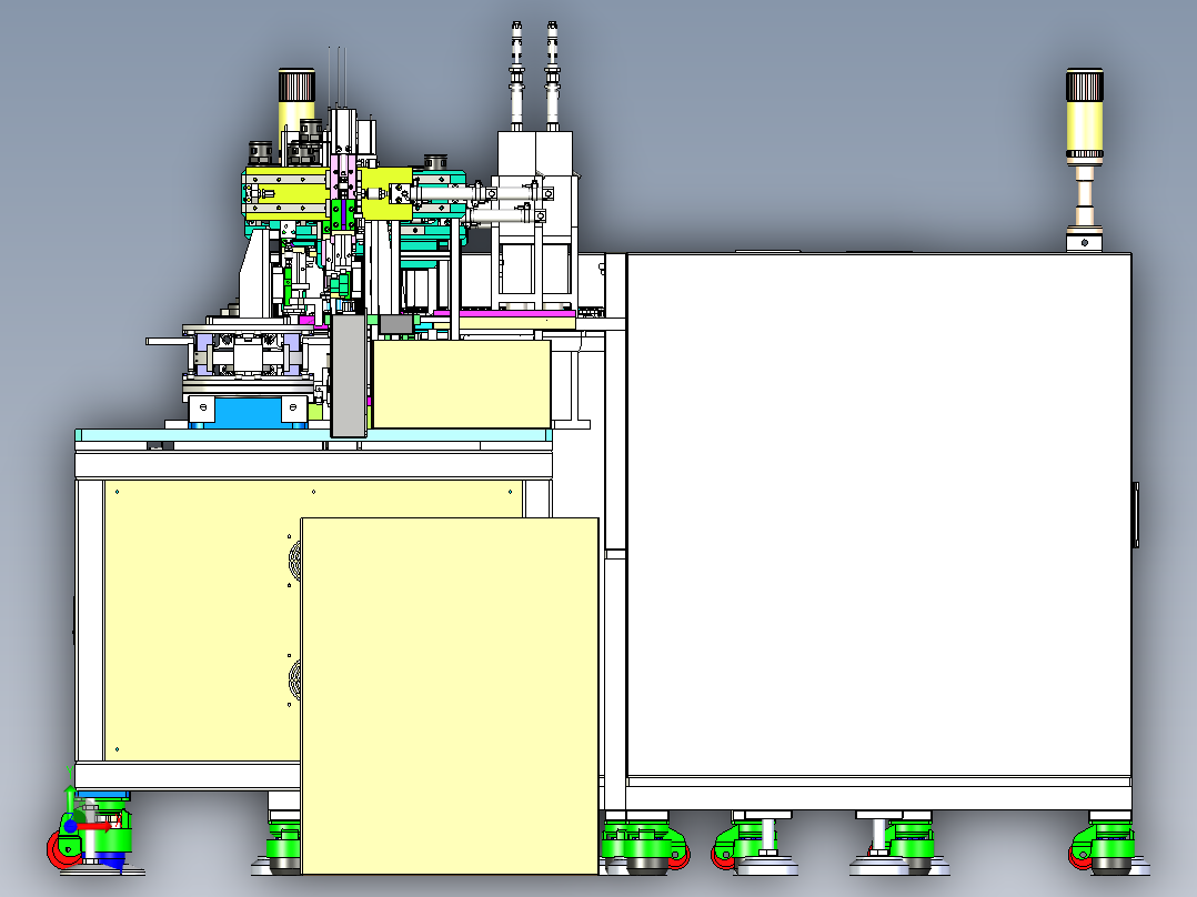 插头自动组装设备_x_t前视图