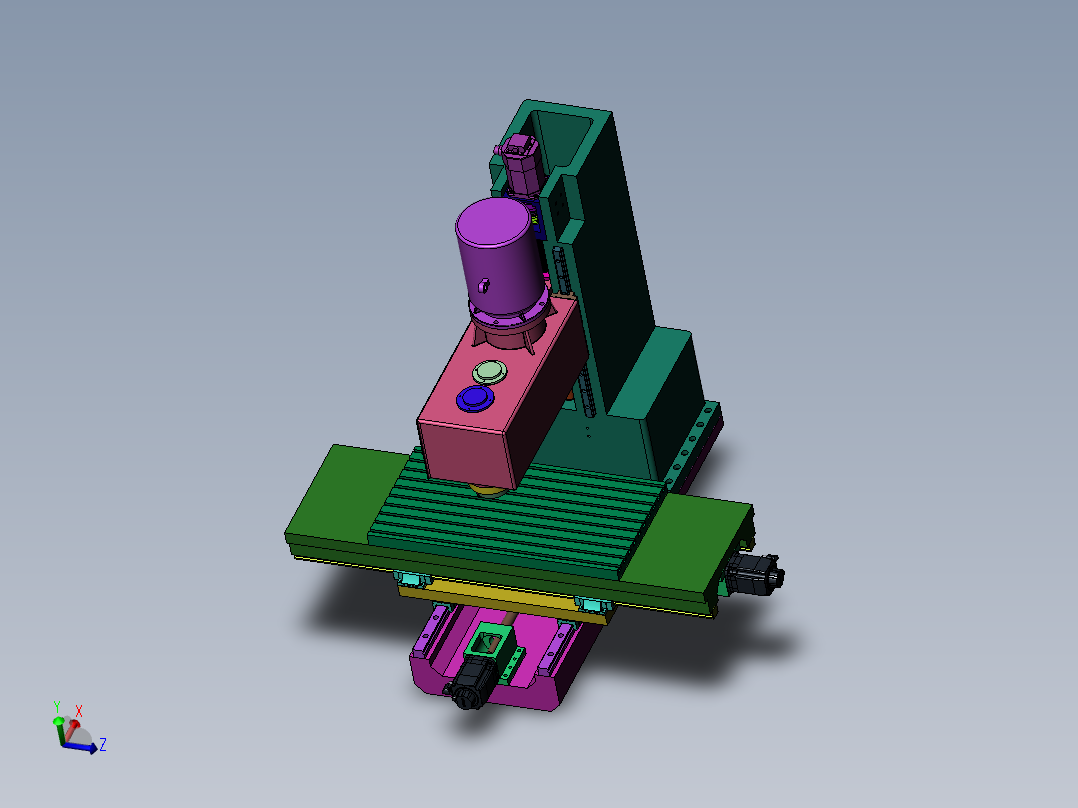 立式数控铣床Z轴传动系统及立柱设计