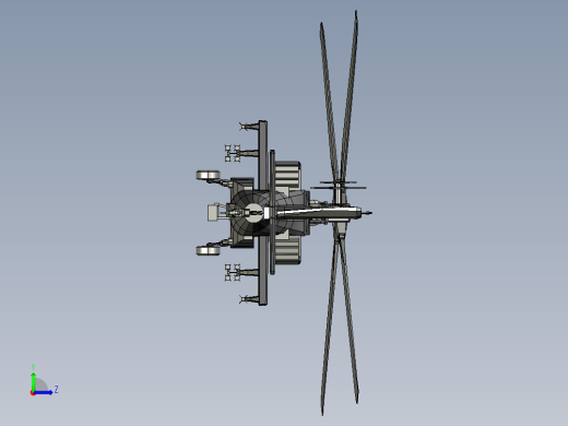 军用直升机左视缩略图