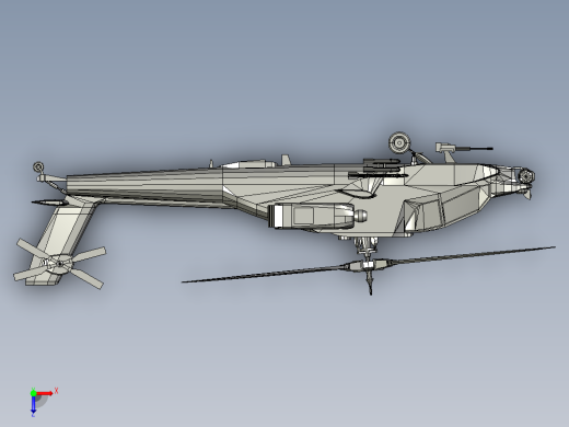 军用直升机俯视缩略图