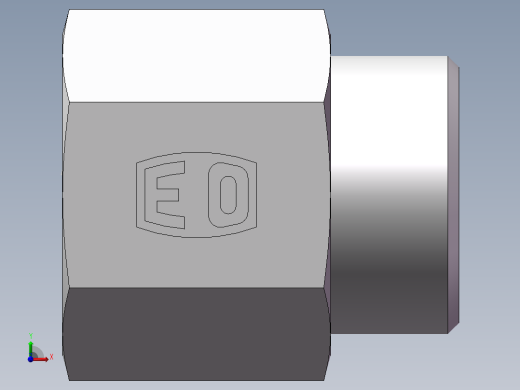 直通内螺纹接头、5CM-26-22前视缩略图