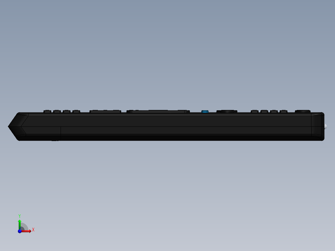 遥控器、遥控板(21)前视图