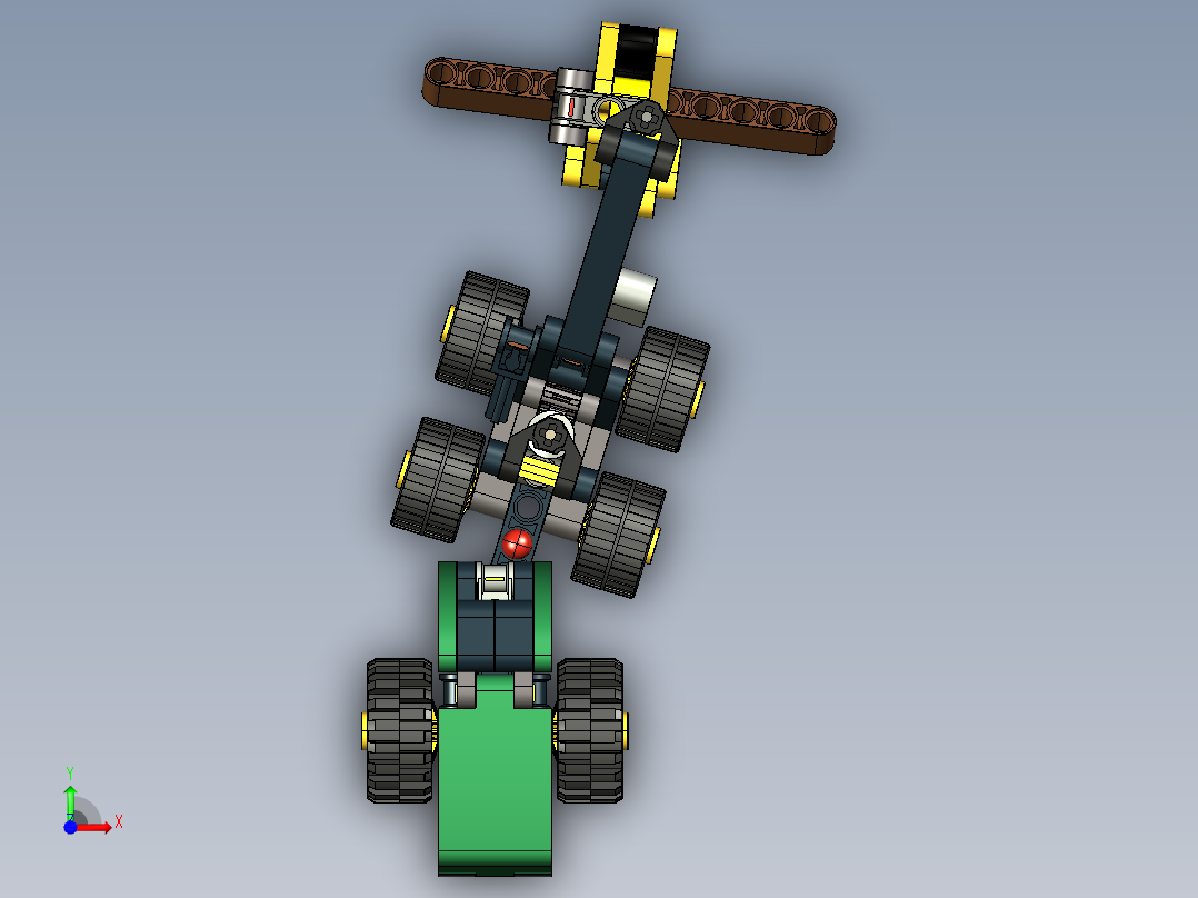 42218 约翰鹿收割机前视图