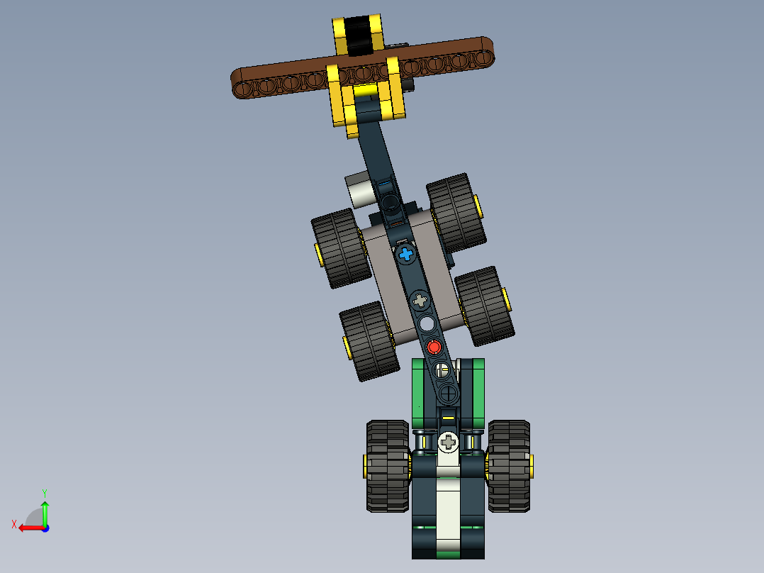 42218 约翰鹿收割机后视图