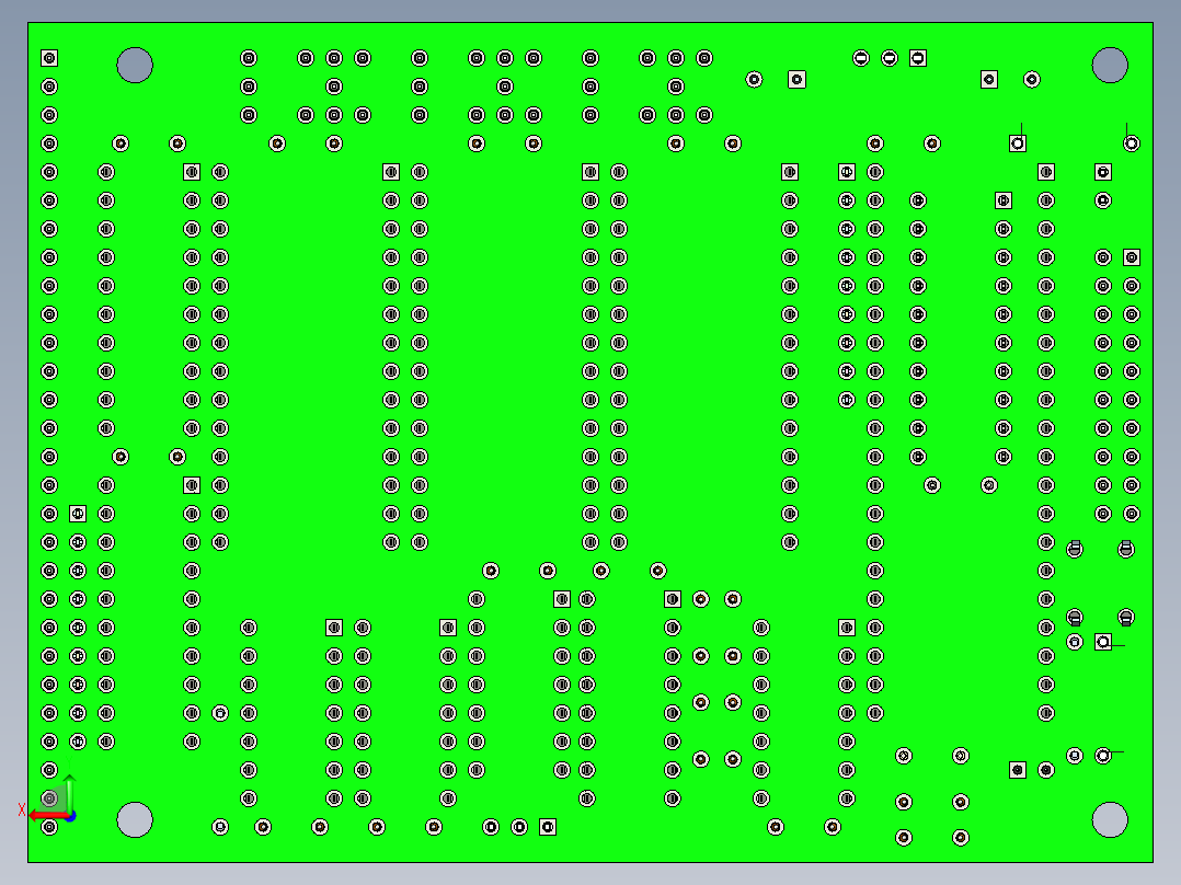 80C32 教学板微控制器后视图