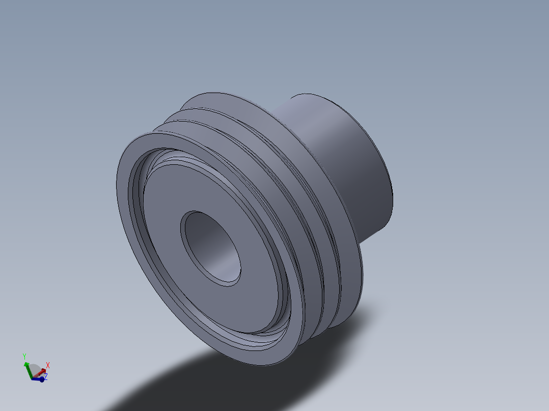 A0002985-3 轴 V 型皮带轮 _ 三槽 V 带轮 (ISO_DIN 标准)