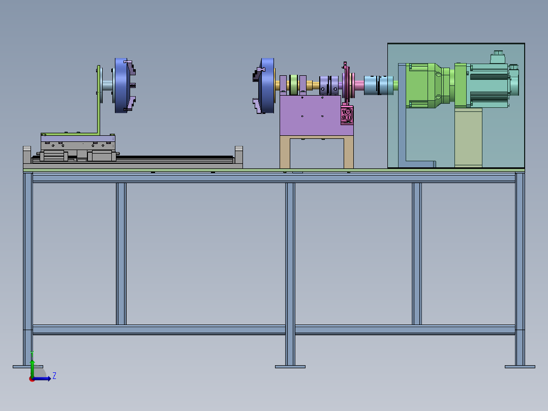 扭矩测试平台  sw18左视图