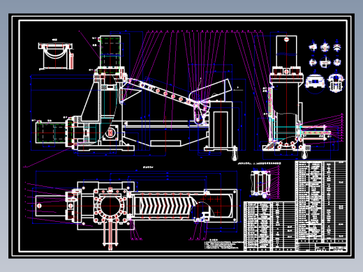 铝箔冲孔下脚料打包设备设计含14张CAD图