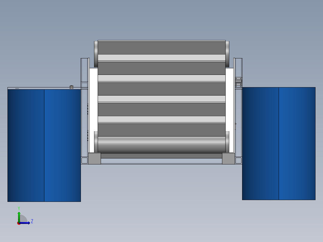 水面垃圾收集船图纸--1626104-100左视图