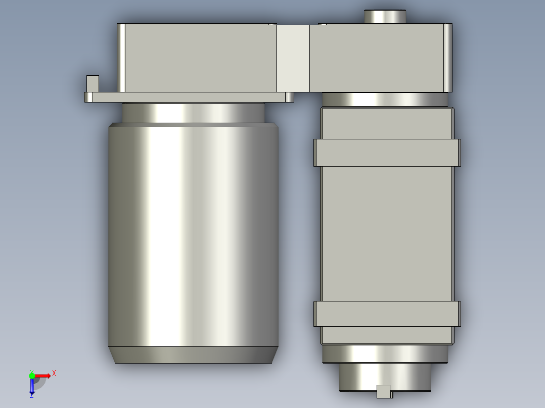 SA60+22W三相马达-马达壳-221019(1)俯视图