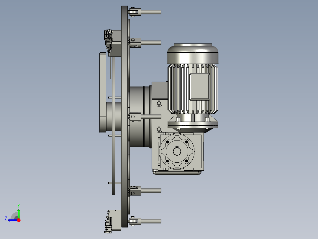 SYSB-NX1806-02转盘机构右视图