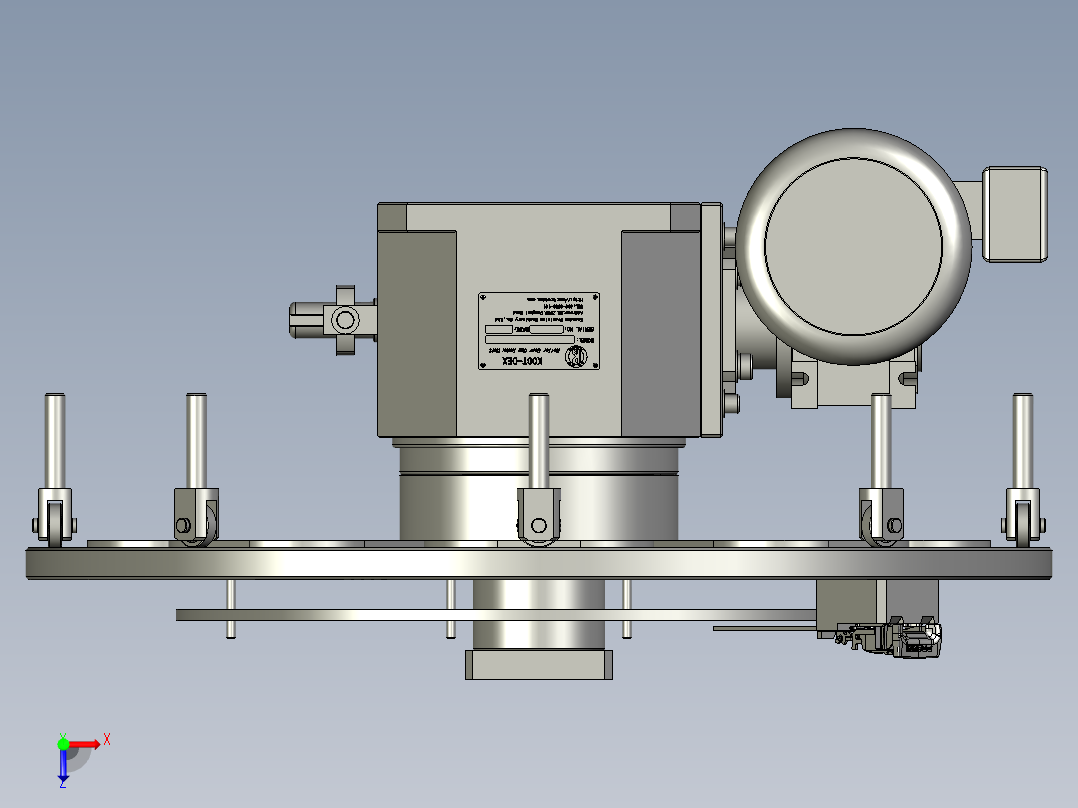 SYSB-NX1806-02转盘机构俯视图