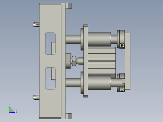 SAPMMZ01-09830顶升定位装配左视缩略图