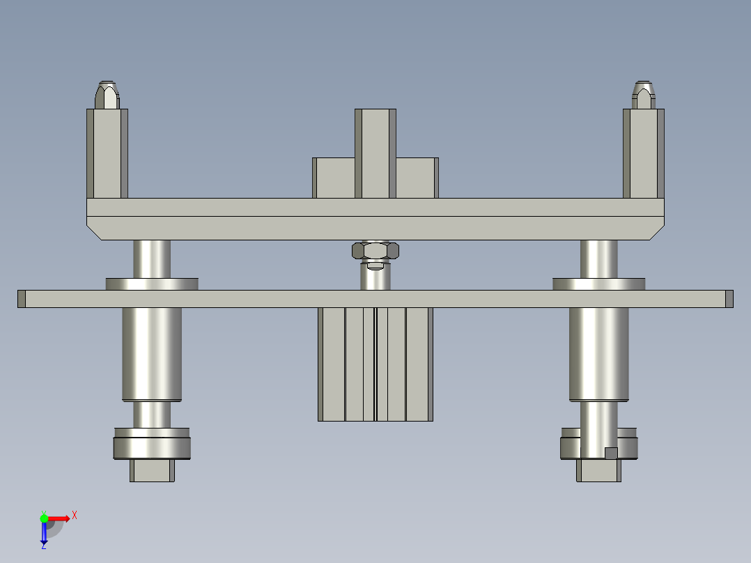 SAPMMZ01-09830顶升定位装配俯视图