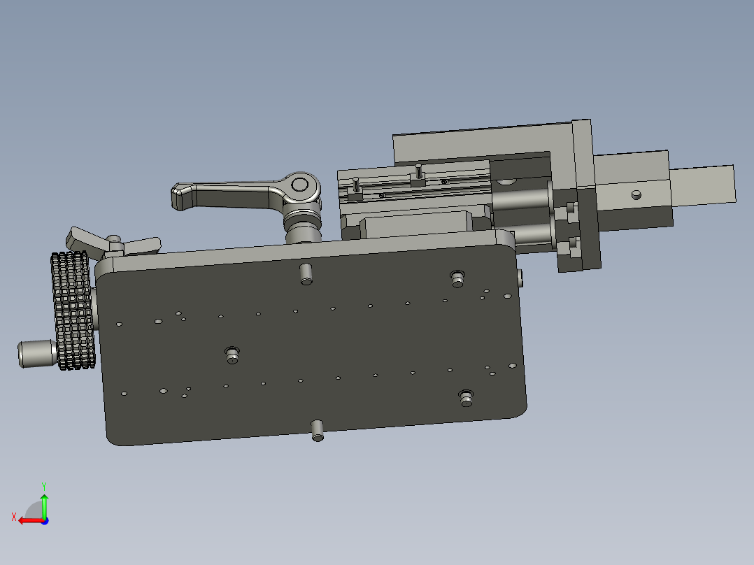 45度切割组合件(1)后视图