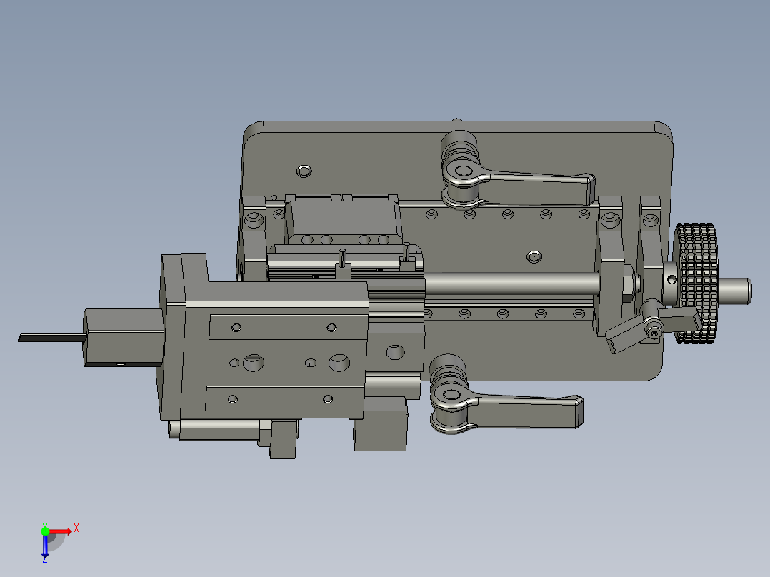 45度切割组合件(1)俯视图