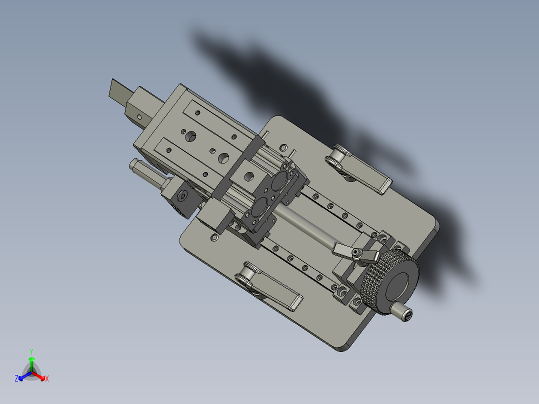 45度切割组合件(1)正等轴测图