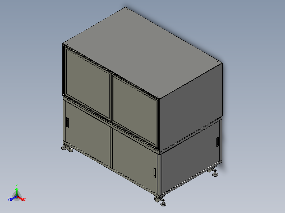防止偏移的塑料压盖机主视图