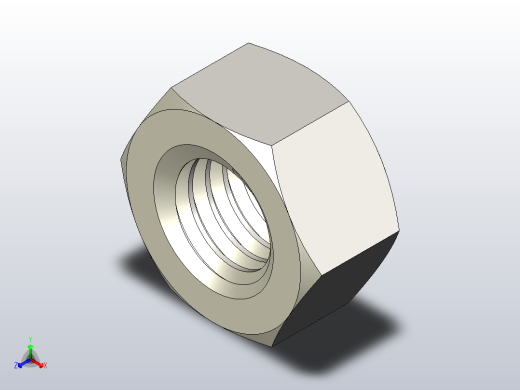 DIN_EN_ISO_4032_Hexagon_Nut_8.ipt六角螺母正等轴测缩略图