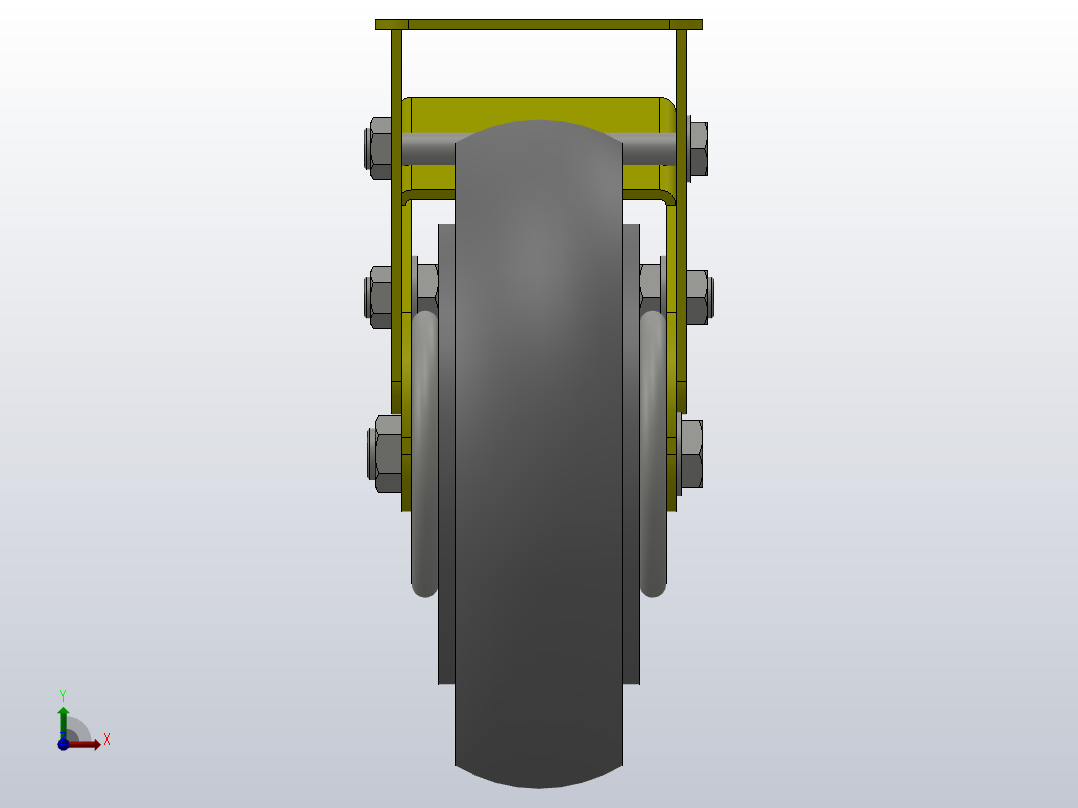 G14-02-150-312B减震轮[G14-02-200-312B]前视图