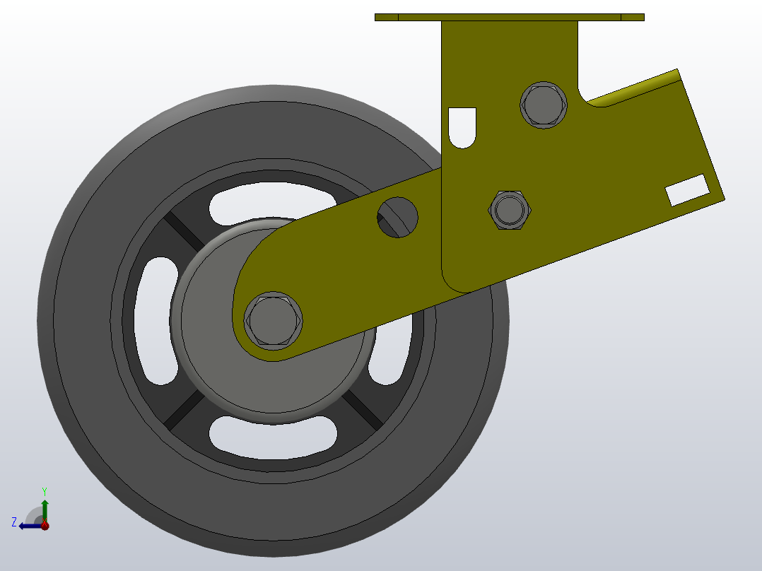 G14-02-150-312B减震轮[G14-02-200-312B]右视图