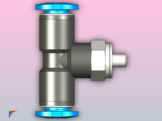 快插接头QSMT-M3-4俯视缩略图