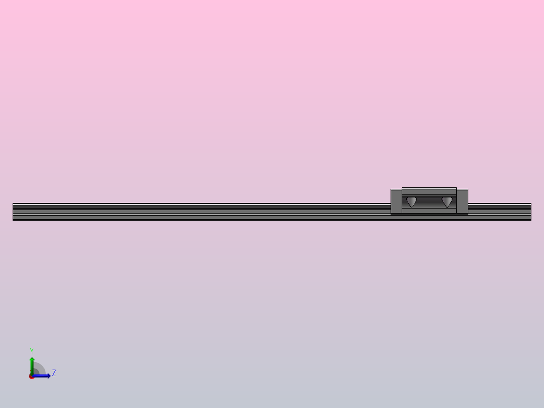 直线导轨滑块IAY21-24-380左视图