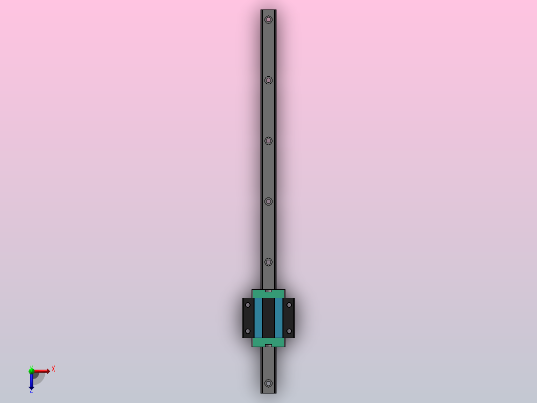 直线导轨滑块IAY21-24-380俯视图