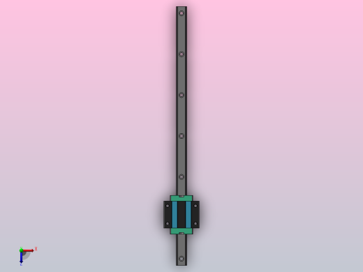 直线导轨滑块IAY21-24-380俯视缩略图