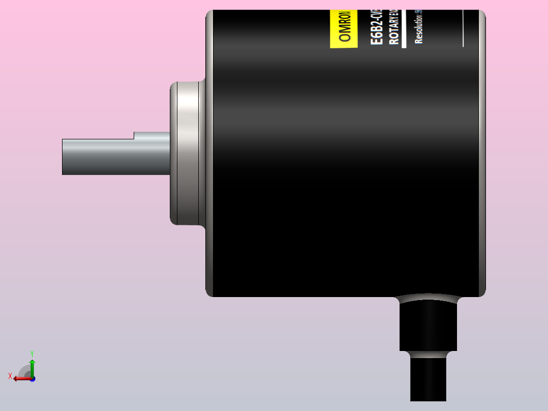E6B2-CWZ5B旋转编码器-欧姆龙后视图