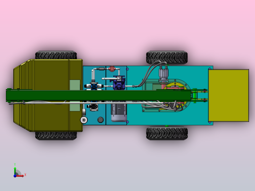 高空作业车结构及液压系统设计（SW+CAD+说明书）前视缩略图