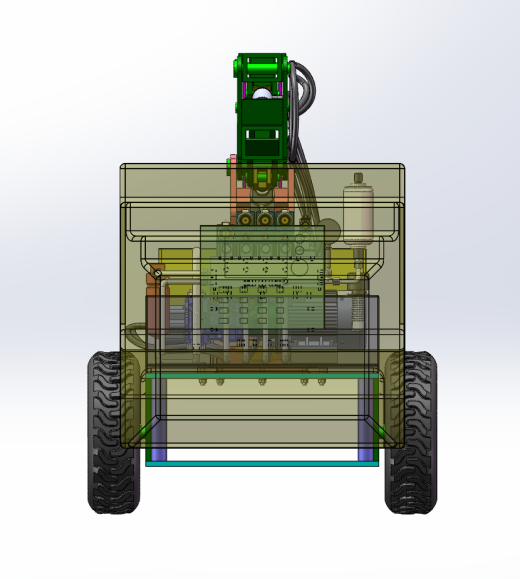 高空作业车结构及液压系统设计（SW+CAD+说明书）缩略图