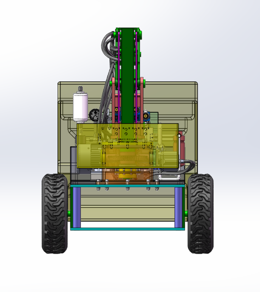 高空作业车结构及液压系统设计（SW+CAD+说明书）缩略图