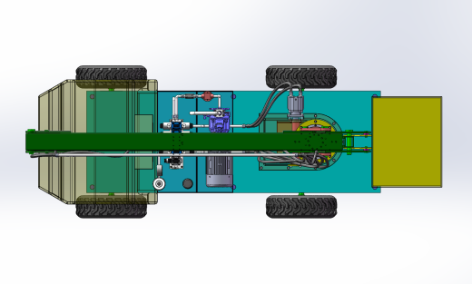 高空作业车结构及液压系统设计（SW+CAD+说明书）缩略图