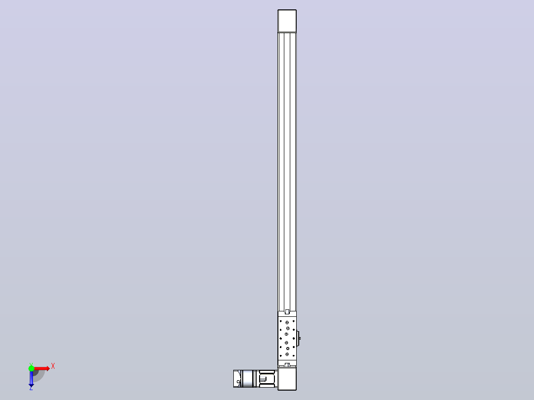 带式直线轴半闭式TPA-ONB-60-140-L950-DL-J60-N3俯视图