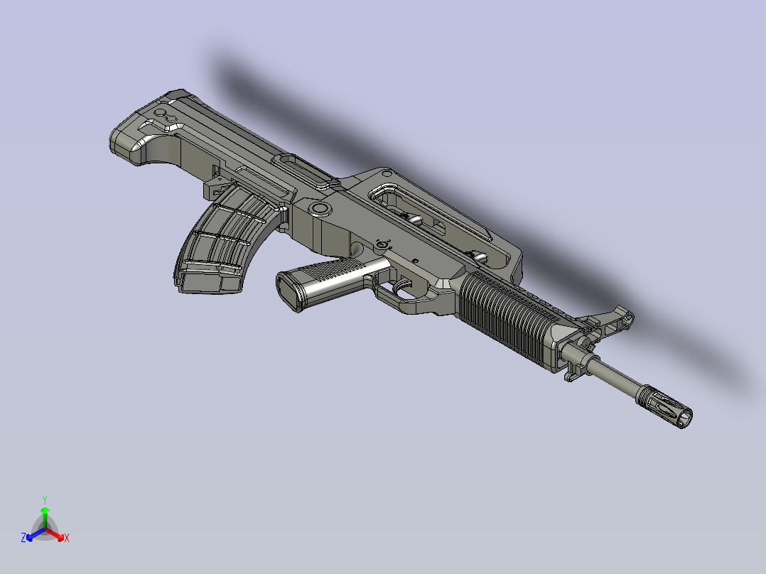 95-1抛壳模型主视图