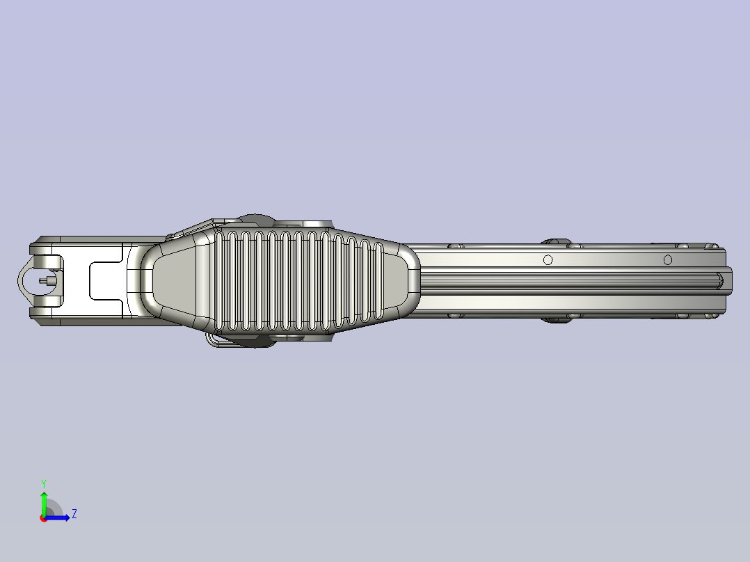 95-1抛壳模型左视图