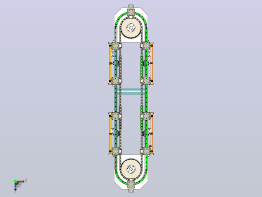 BQ-300-10-铝型材椭圆形导轨俯视缩略图