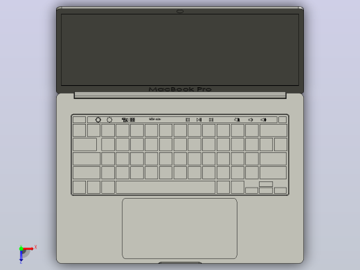 macbook pro 15 11俯视缩略图