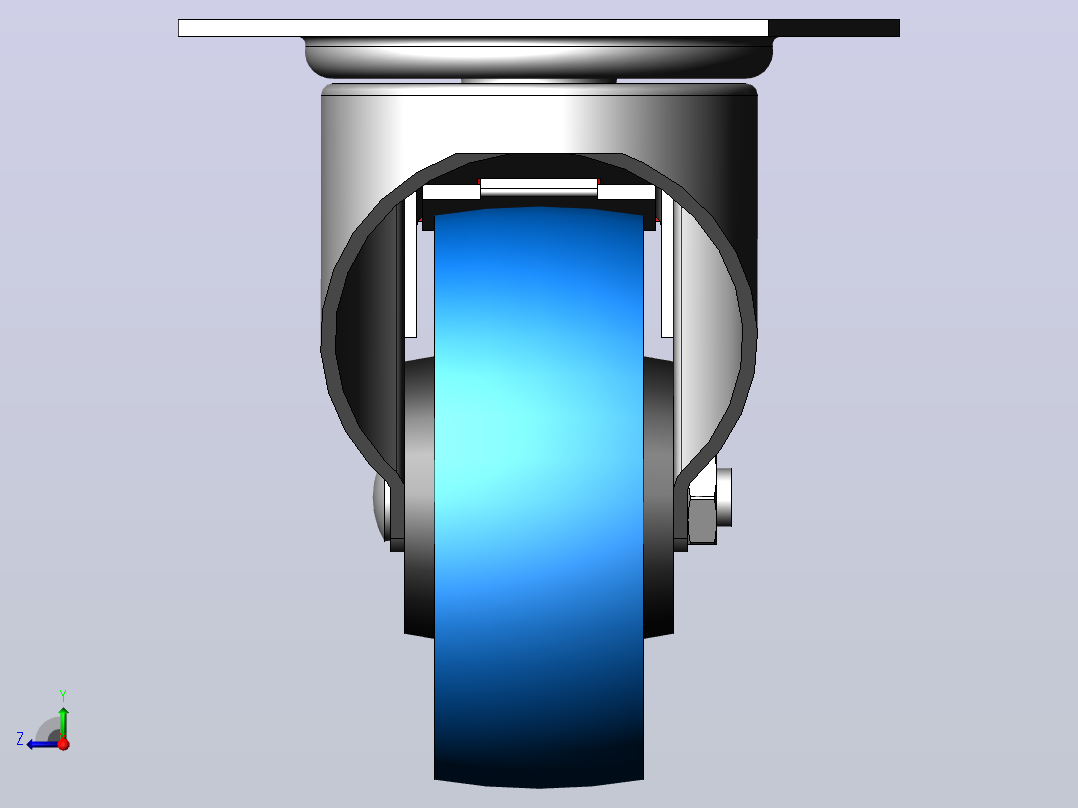 Wheel-5810665433DS-Swede-Wheel脚轮右视图