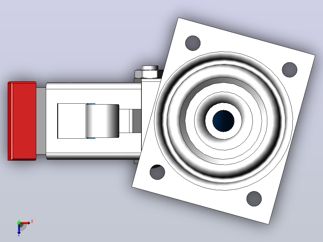 Wheel-5810665433DS-Swede-Wheel脚轮俯视图