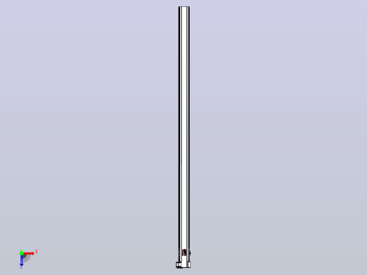 皮带直线轴半封闭可选导轨TPA-HNB-120D-110-L2600-RP-C-P40-N3俯视缩略图