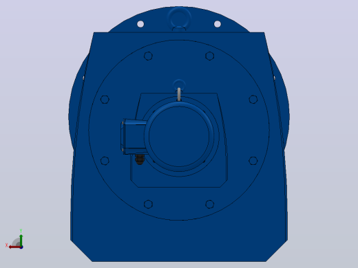 RF147R77法兰轴伸式组合型斜齿轮减速机RF147R77-Y0.75-4P-80-M1-0°-Φ450后视缩略图