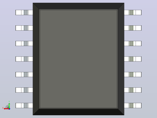 106x SOIC 封装（小外形集成电路）SOIC127P1030X500-14N后视缩略图