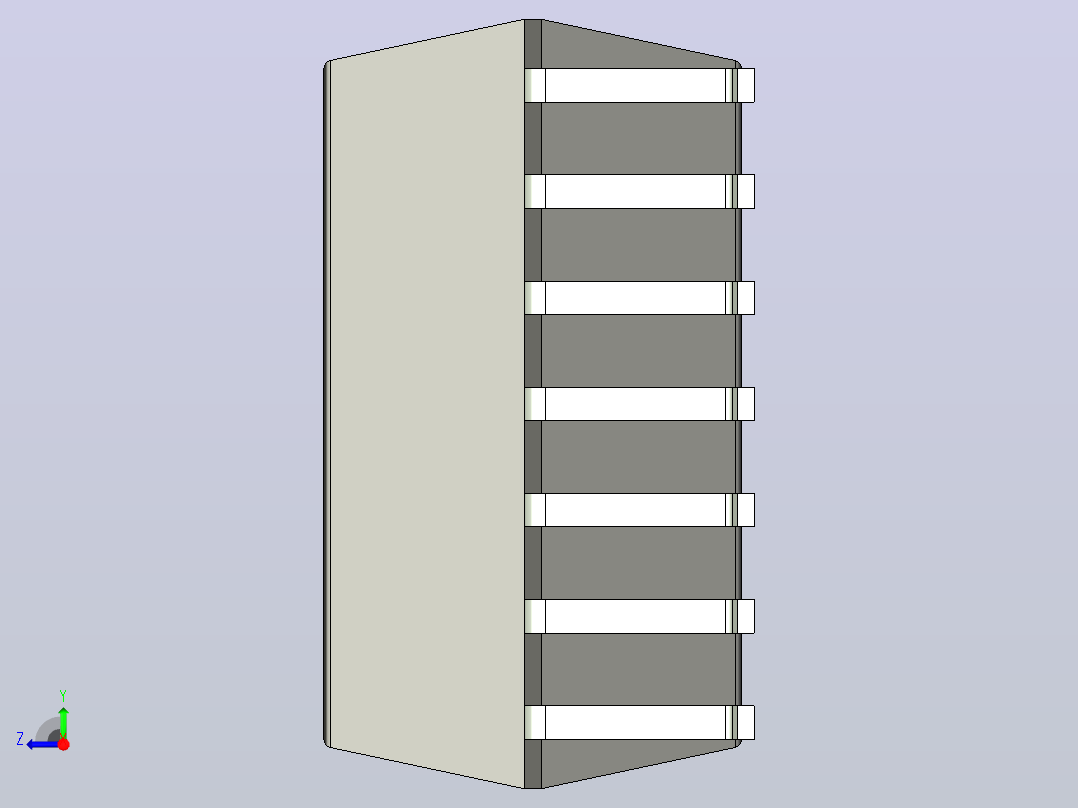 106x SOIC 封装（小外形集成电路）SOIC127P1030X500-14N右视图